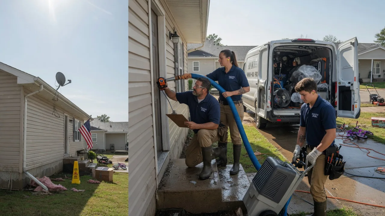 Ceiling Water Damage Restoration in Vacherie, LA near me